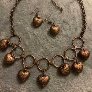 Necklace with earrings